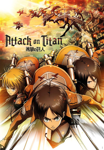 Clementoni 39727 Attack On Titans, Puzzle 1000 Teile Für Erwachsene Und Kinder 10 Jahren, Geschicklichkeitsspiel Für Die Ganze Familie