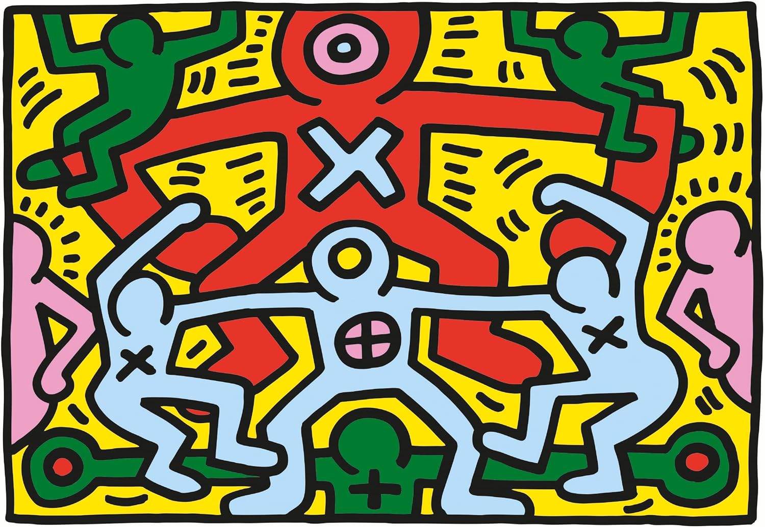 Novo Art Series - Haring - 3 (Compact Box 1000 Stukjes)