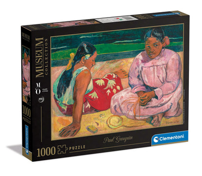 Clementoni - Puzzle Adulto 1000 Piezas Colección Museos - Museo D´Orsay - Gauguin, Mujeres de Tahiti - Desde 14 años (39762