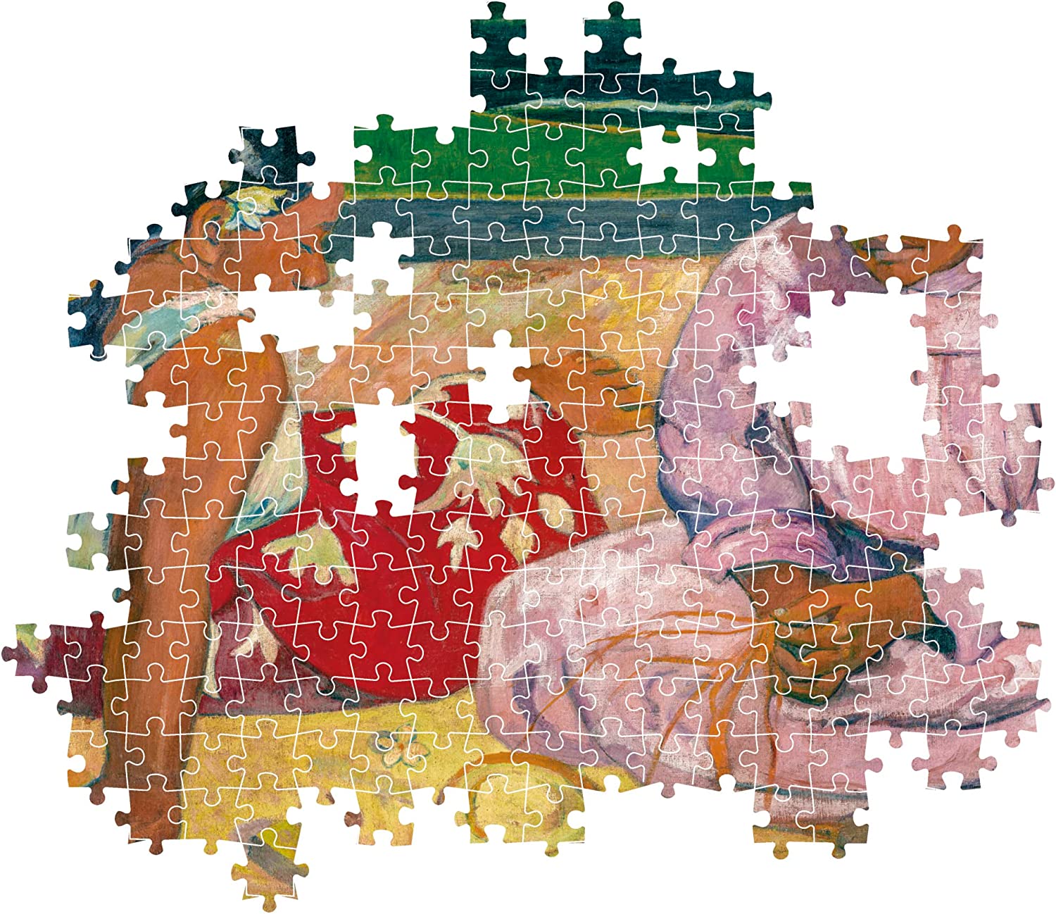 Clementoni - Puzzle Adulto 1000 Piezas Colección Museos - Museo D´Orsay - Gauguin, Mujeres de Tahiti - Desde 14 años (39762