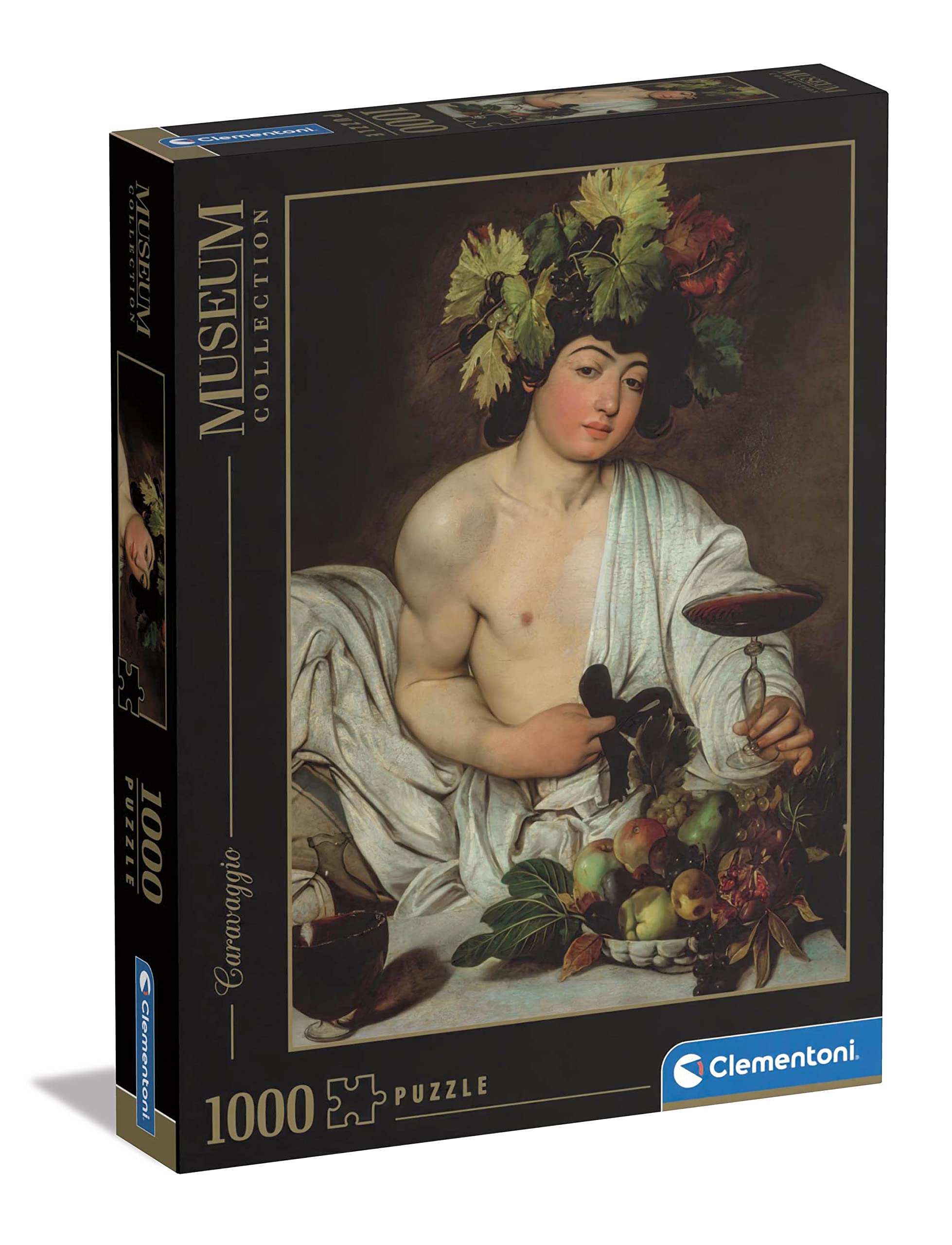 Clementoni - Puzzle Adulto 1000 Piezas Colección Museos - Caravaggio Baco - Desde 14 años (39765
