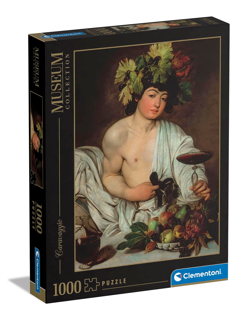 Clementoni - Puzzle Adulto 1000 Piezas Colección Museos - Caravaggio Baco - Desde 14 años (39765