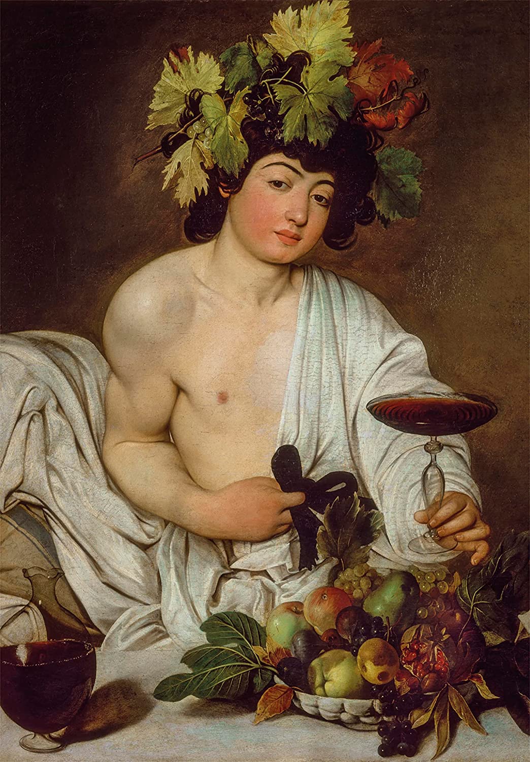 Clementoni - Puzzle Adulto 1000 Piezas Colección Museos - Caravaggio Baco - Desde 14 años (39765