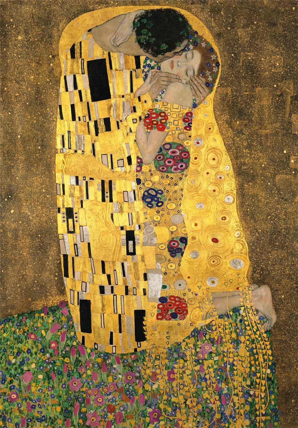 Clementoni Museum Collection – The Kiss – 1000 Piezas – Puzle para Adultos, Arte, Puzzles, Cuadros, Pinturas Famosas, Fabricado en Italia, Multicolor (39790