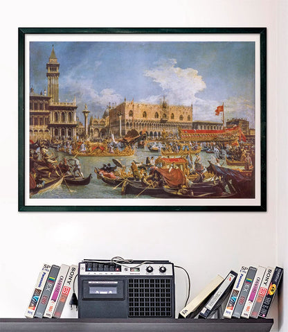 Clementoni 39792 Italy Museum Collection Canaletto, The Return of The Bucentaur at The Molo on Ascension Day 1000 Pieces, Jigsaw Puzzle, Multi-Coloured