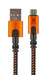 Xtreme USB to Micro Cable by Xtorm 1.5m - Ultra-Strong, Flexible USB-A to Micro USB Charging & Transfer Cable - Black & Orange
