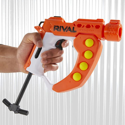 Nerf Rival Curve Shot – Flex XXI-100 Blaster – Fire Rounds to Curve Left, Right, Downwards or Fire Straight