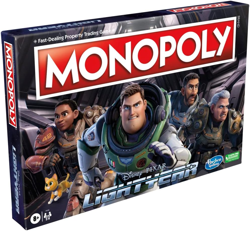 Hasbro Gaming: Monopoly Disney Pixar Lightyear Edition