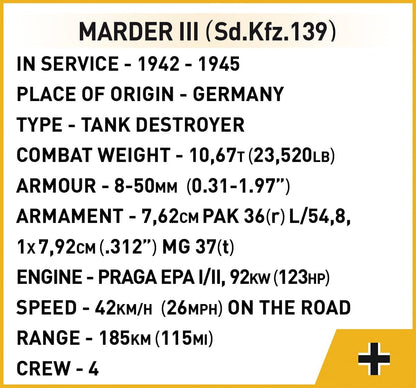 COBI Marder III (Sd.Kfz.139