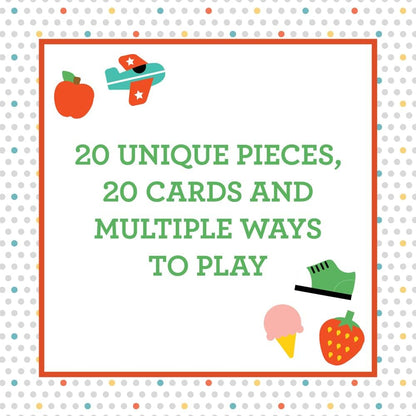 Petit Collage PTC682 Sensory Matching Game