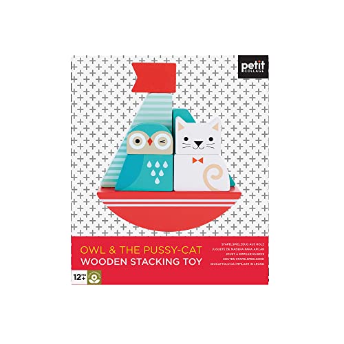 Owl & The Pussy-Cat Wooden Stacking Toy