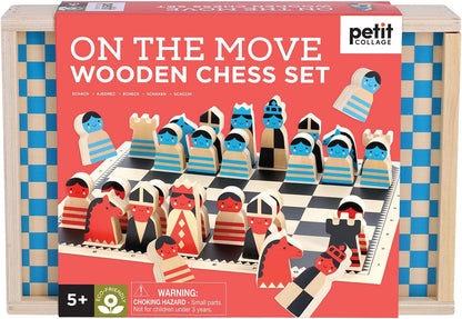 On The Move Wooden Chess Set