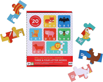 Petit Collage- Unicornios Animals Juego magnético, Multicolor, Talla única (810073342651
