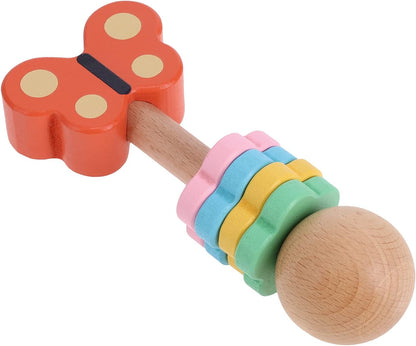 Petit Collage PTC696 Butterfly Wooden Shaker, Multicoloured, One Size