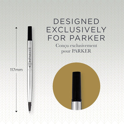 Parker IM Rollerball Pen | Matte Black with Black Trim | Fine Point with Black Ink Refill | Gift Box