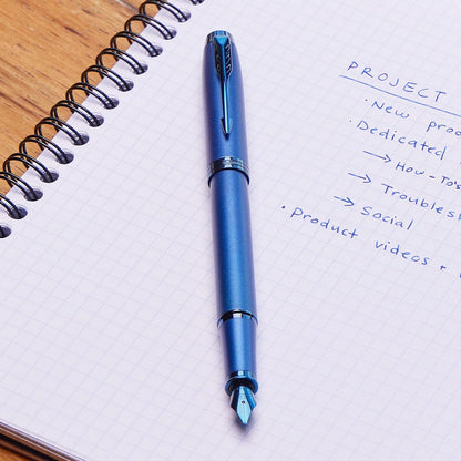 PARKER Bolígrafo roller IM Monochrome Blue PVD F Negro