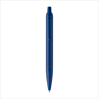 Parker IM Monochrome Ballpoint Pen, Blue Finish and Trims, Medium Point with Blue Ink, Gift Box