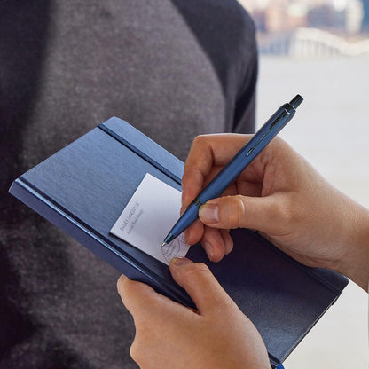 Parker IM Monochrome Ballpoint Pen, Blue Finish and Trims, Medium Point with Blue Ink, Gift Box