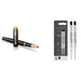 Parker IM Rollerball Pen | Black Lacquer with Gold Trim | Fine Point Black Ink | Gift Box