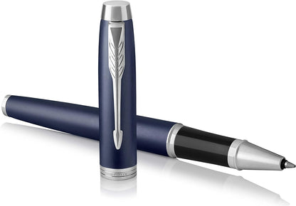 Parker IM Rollerball Pen | Matte Blue | Fine Point Black Ink | Gift Box