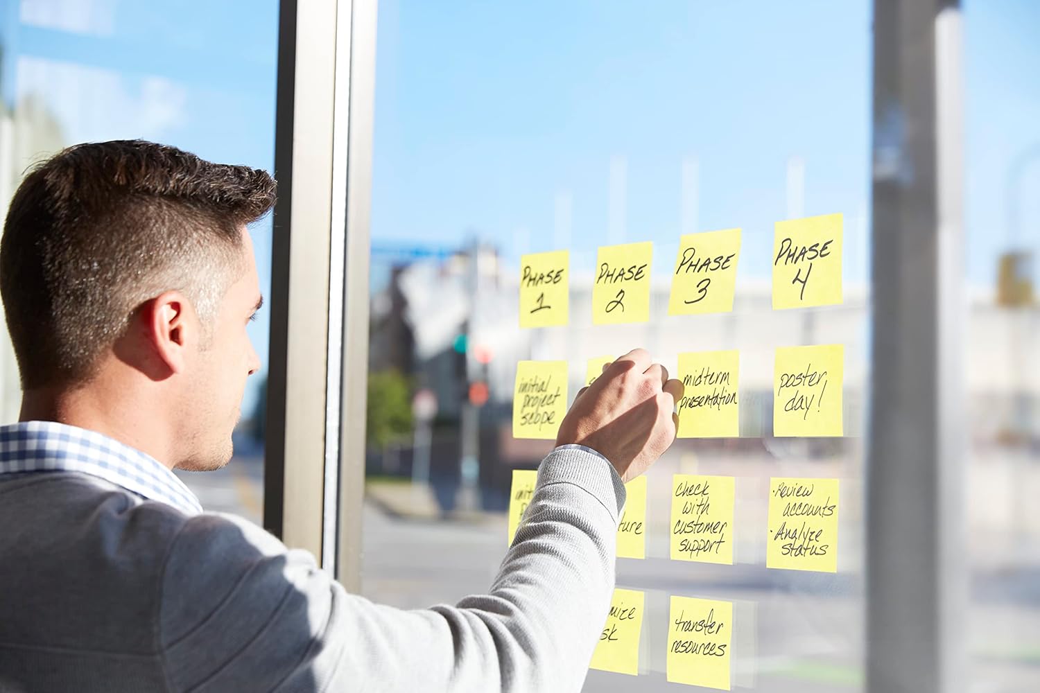 Post-it Super Sticky Notes Canary Yellow, Pack of 12 Pads, 90 Sheets per Pad, 76 mm x 127 mm- Extra Sticky Notes For Note Taking, To Do Lists & Reminders