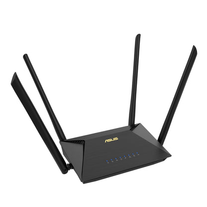 ASUS RT-AX53U Home Office Router kombinierbarer Router (Tethering als 4G und 5G Router-Ersatz, WiFi 6 AX1800, Gigabit, Quad-Core CPU, USB, AiProtection