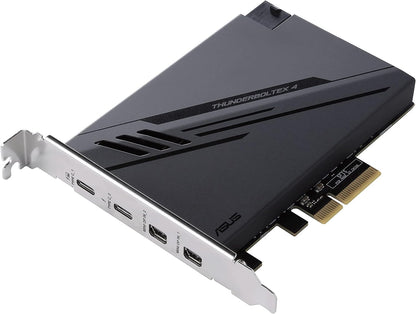 ASUS ThunderboltEX 4 Card, PCI Express, 2 x Thunderbolt 4 (USB-C), 2 x Mini DisplayPort In, TBT Header, USB 2.0 Header