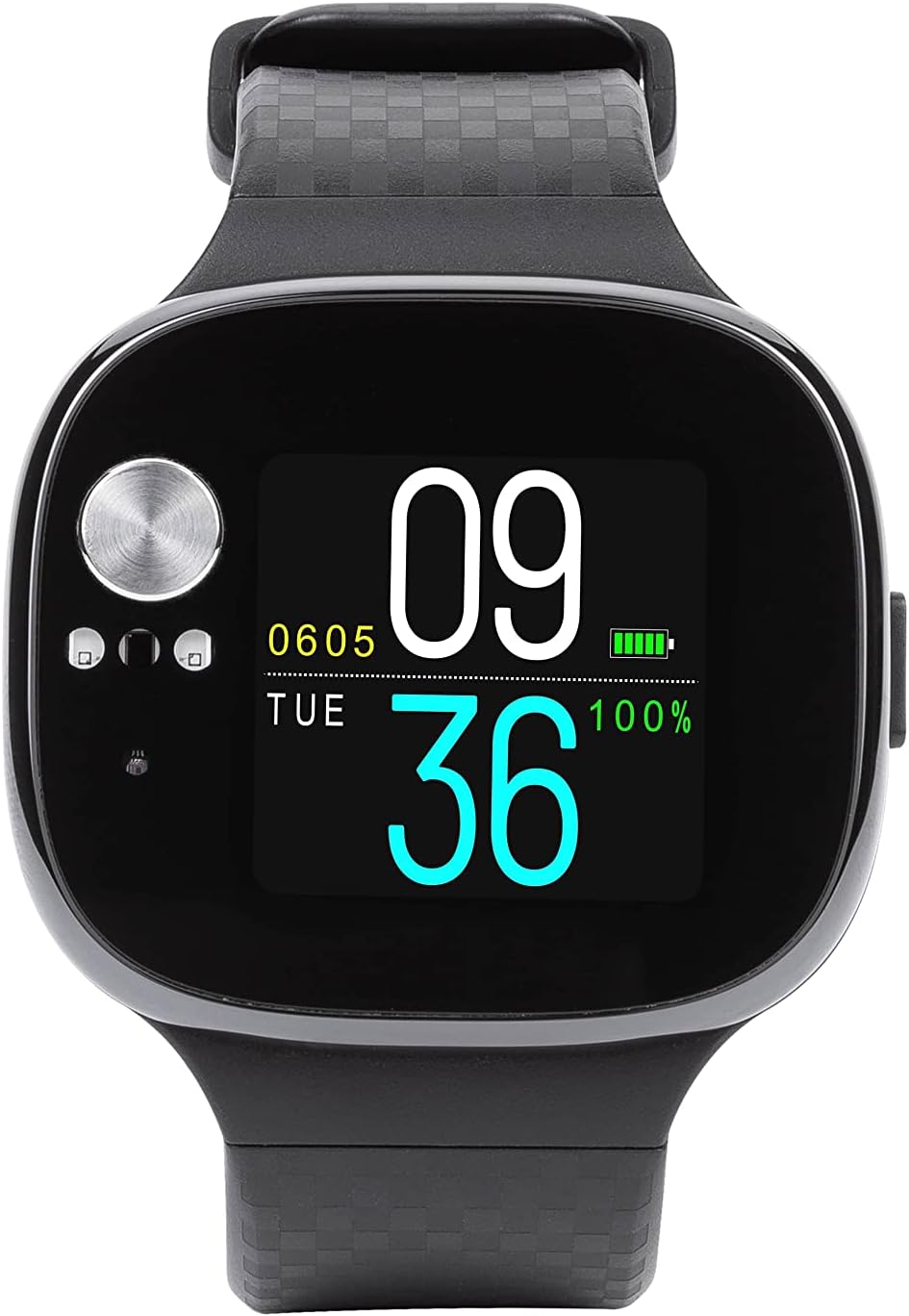 ASUS VivoWatch BP ceramic, heart rate and pressure, accelerometer and GPS, sleep quality and stress level, battery life up to 15 days, Bluetooth, Android and iOS.