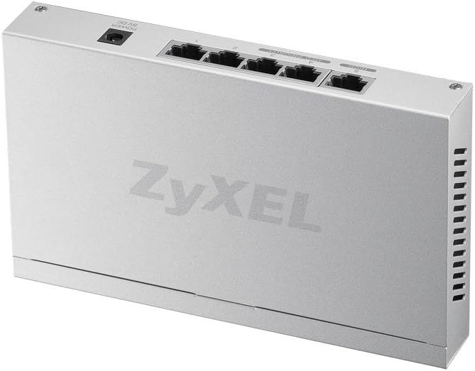 Zyxel 5-Port Desktop Gigabit Ethernet Switch - custodia metallica, Garanzia a Vita