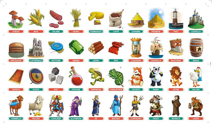 Clementoni Fair Merchant Deluxe Edition Board Games, Multicoloured, 16183 Card Game Mercante in Fiera Deluxe (Italian Language Version)