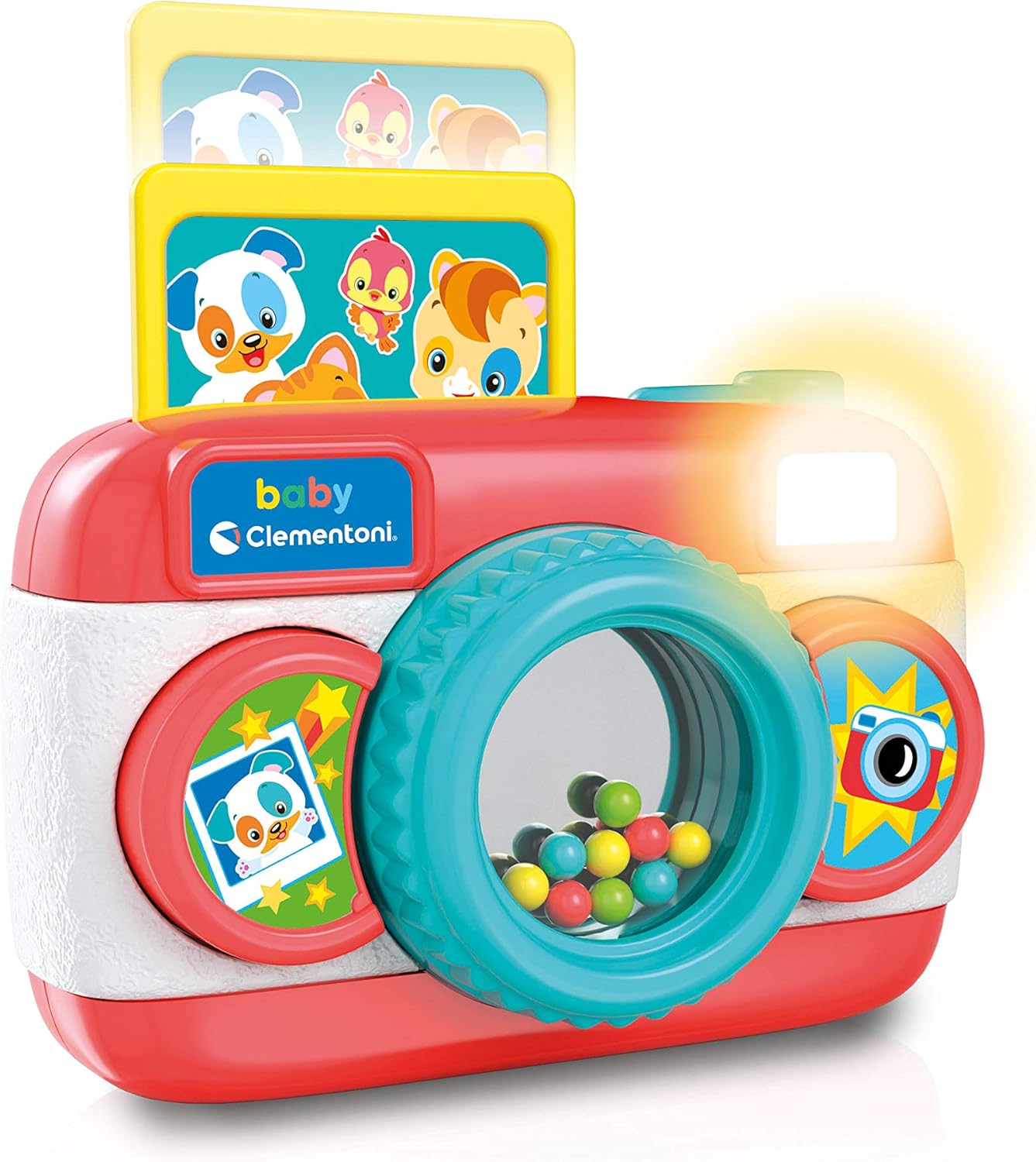 Clementoni - 17677 - Laptop Amici Animali, Gioco Interattivo 9 mesi, Centro Attività e Computer Educativo per Bambini (Versione in Italiano)