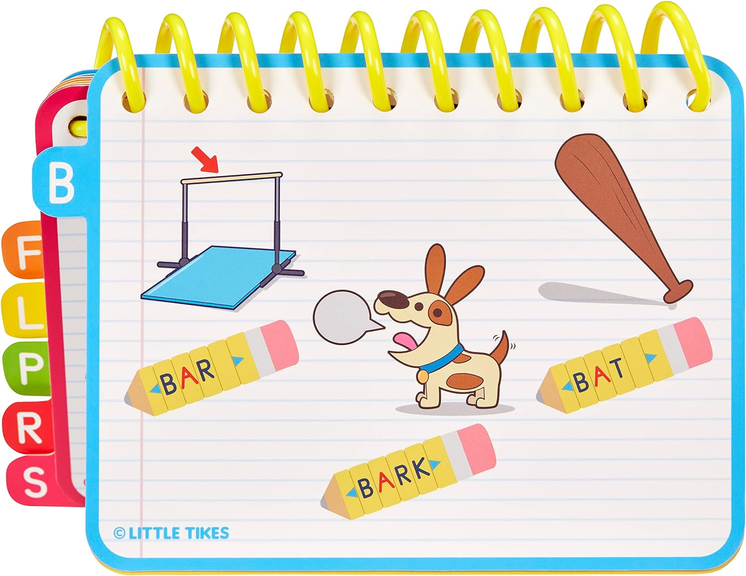 little tikes Learn & Play 100 Words Spell & Spin Pencil - Includes Letters, Spelling, Vocabulary, Phonetics, Alphabet, Sounds - Preschool Education & Learning - For Toddlers Aged From 3 Years