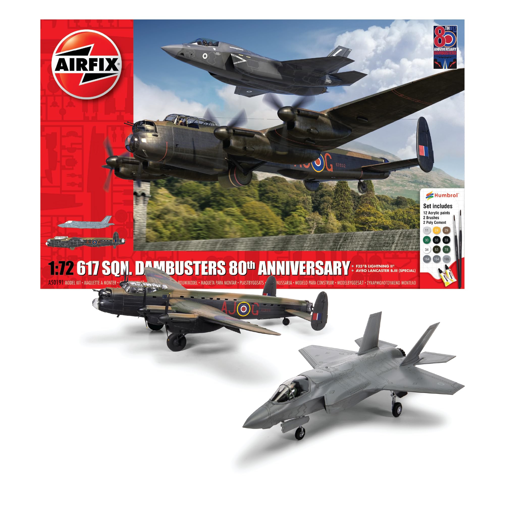 Airfix A50191-617 Sqn. Dambusters 80th Set model kits
