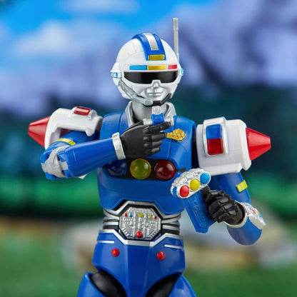 Power Rangers Lightning Collection Turbo Blue Senturion 6.6-inch in Scale 6-Inch Action Figure, Toys and Action Figures for Kids Ages 4 and Up