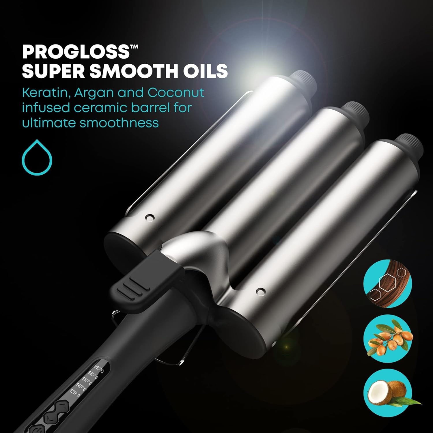 Revamp Progloss Boho Beach Waver Xl Wv-2500
