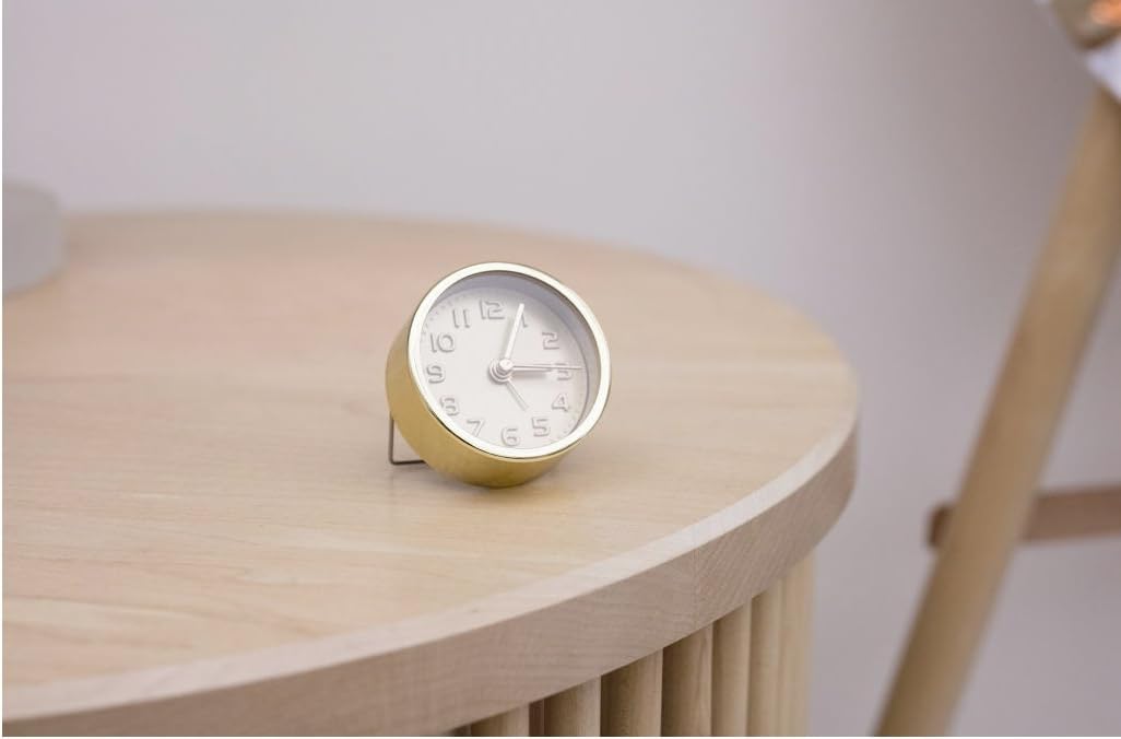 Gold oder Kupfer Wecker Design von Kikkerland Uhr Reisewecker AC10-A-EU NEU