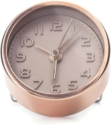 Gold oder Kupfer Wecker Design von Kikkerland Uhr Reisewecker AC10-A-EU NEU