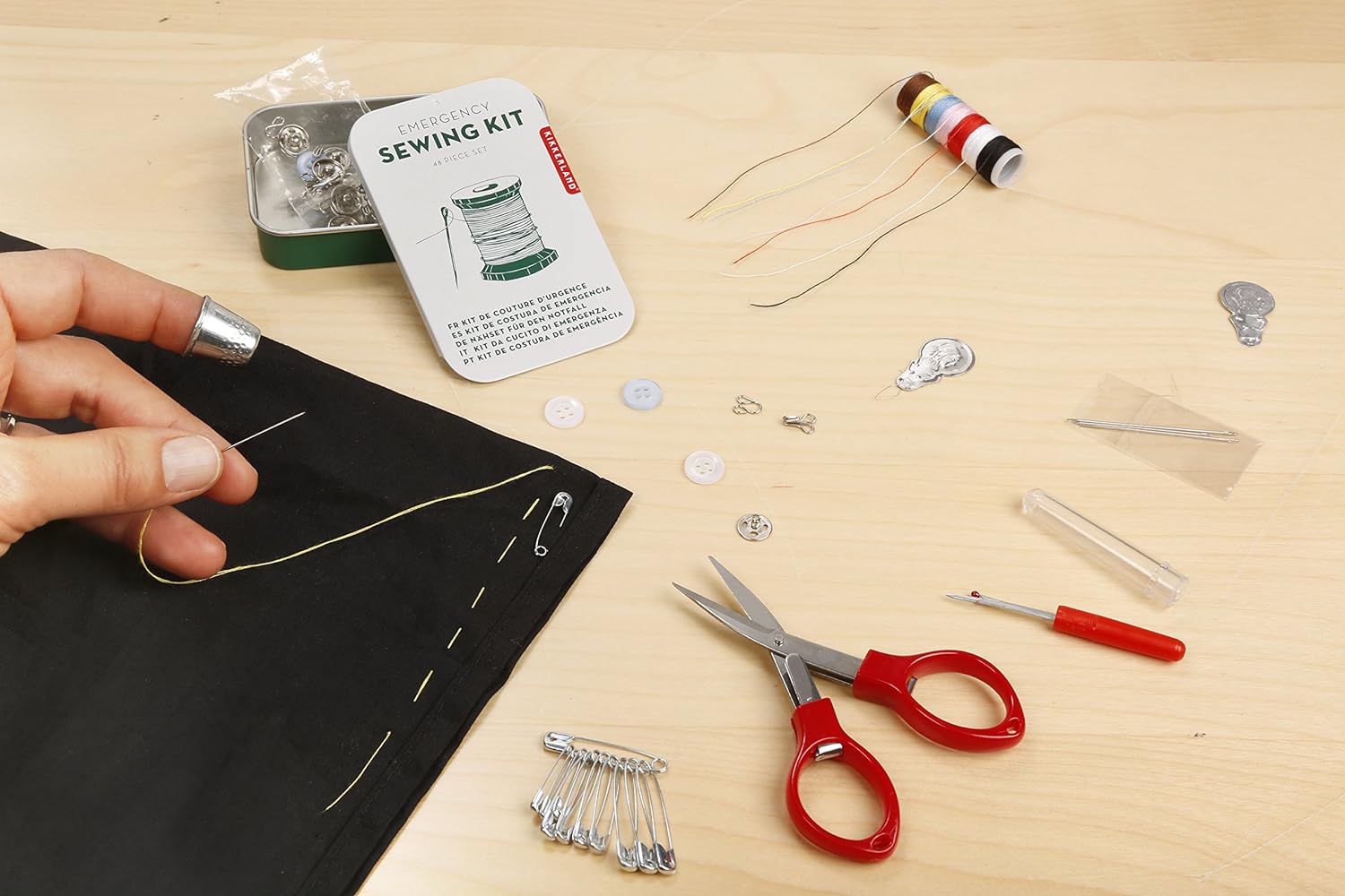 Kikkerland Tin Sewing Kit (CD134