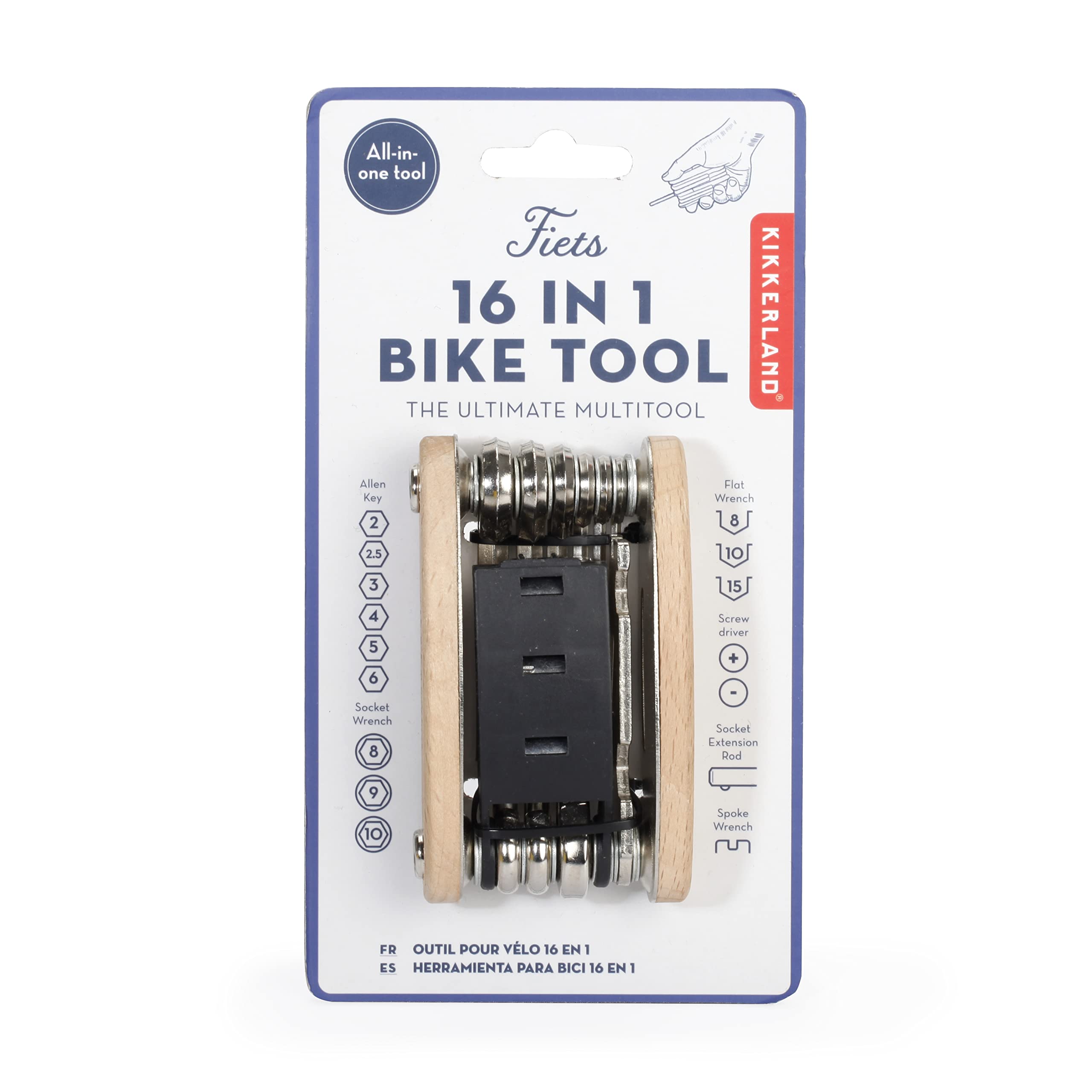 KIKKERLAND - 16 in 1 bike tool (BB68