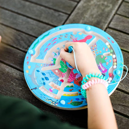 Bigjigs Toys, Aquatic Maze Puzzle, Wooden Toys, Jigsaw Puzzle, Wooden Puzzle, Farm Toys, Jigsaw For 3 4 5 Year Olds, Toddler Puzzles, Childrens Puzzles