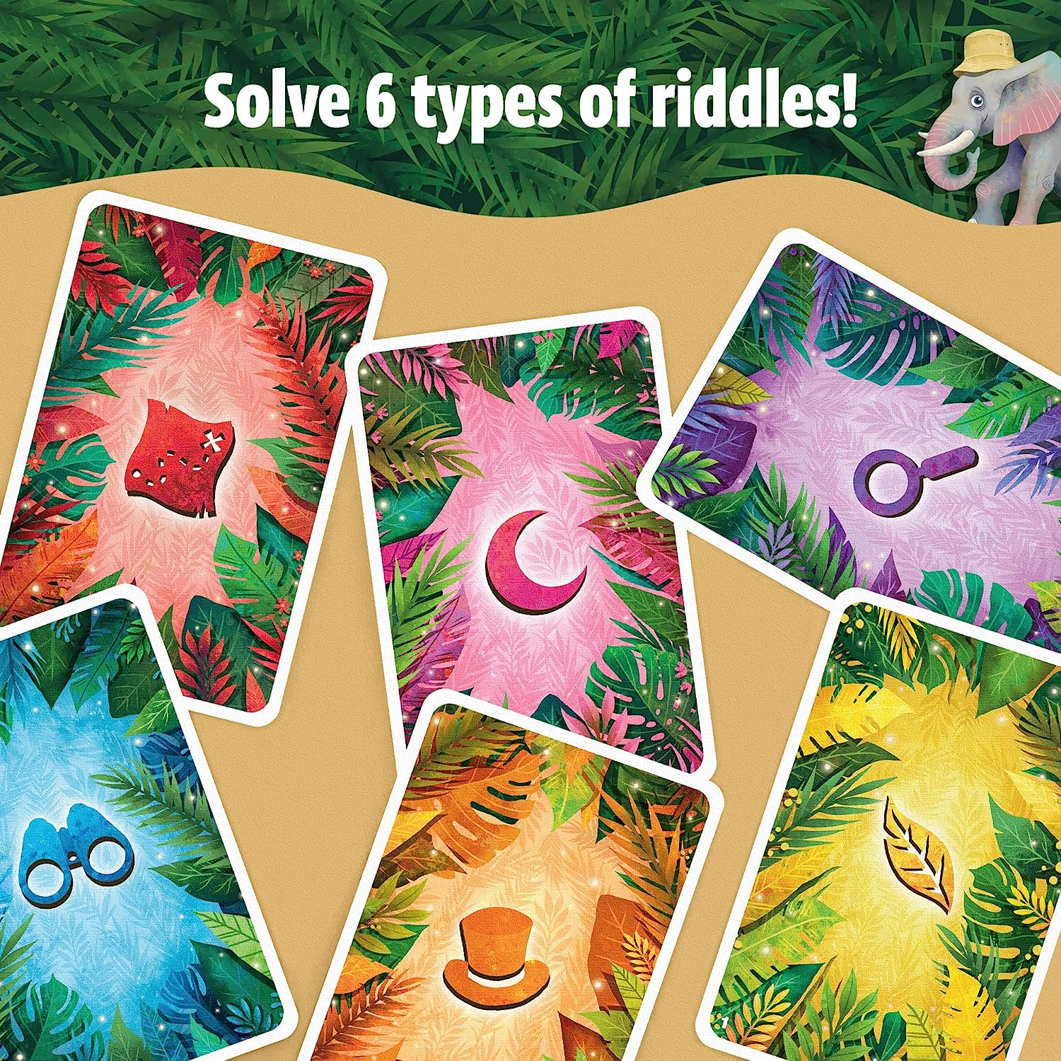 EXIT: The Game - Kids - Jungle of Riddles | Brainteasers | Kinderaktivität | Kooperatives Spiel für Kinder