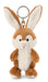 NICI 47330 Key Ring Poline Bunny 10cm, Brown, 10 cm Keyring bunny Poline 10 cm