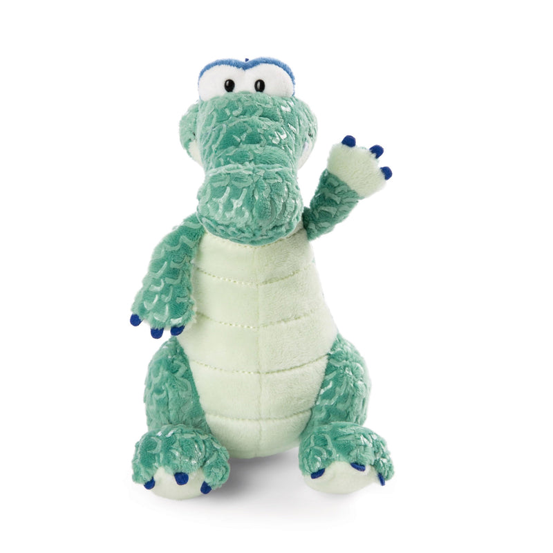 NICI Kuscheltier Krokodil Croco McDile 21cm – Nachhaltiges Plüschtier Krokodil für Mädchen, Jungen & Babys – Flauschiges Stofftier Krokodil zum Kuscheln & Spielen – Schmusetier der Wild Friends