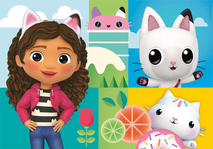 Clementoni Dreamworks Gabby's Dollhouse - Puzzle mit 30 Teilen für Kinder ab 3 Jahren, Buntes Kinderpuzzle mit besonderer Leuchtkraft, 20281 von Clementoni