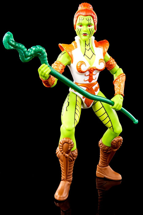 Masters del Universo MOTU Origins Snake Teela Figura de acción con accesorios, juguete +6 años (Mattel HKM73