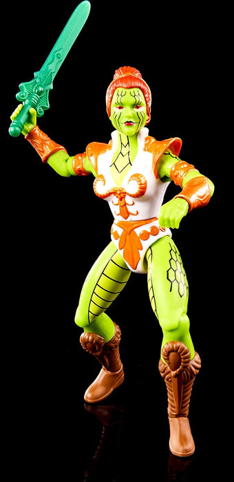 Masters del Universo MOTU Origins Snake Teela Figura de acción con accesorios, juguete +6 años (Mattel HKM73
