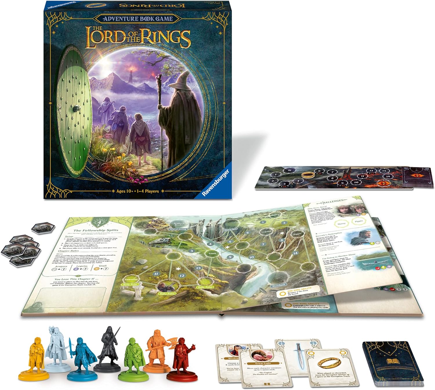 Ravensburger - Adventure Book Game Lord of The Rings EN (10827542