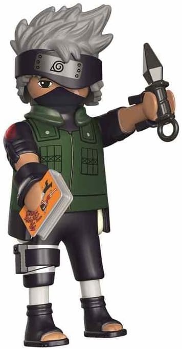 Playmobil 71099 Naruto: Kakashi Figure Set, Naruto Shippuden anime collectors figure, playset for children and fans 5-99 years
