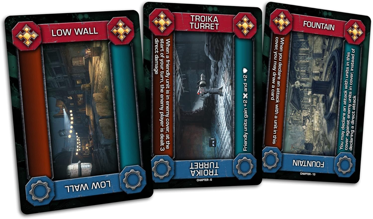 Steamforged Games Gears of War The Card Game: Core Game - 2 Players, 30-60 Minutes of Gameplay (English Version)