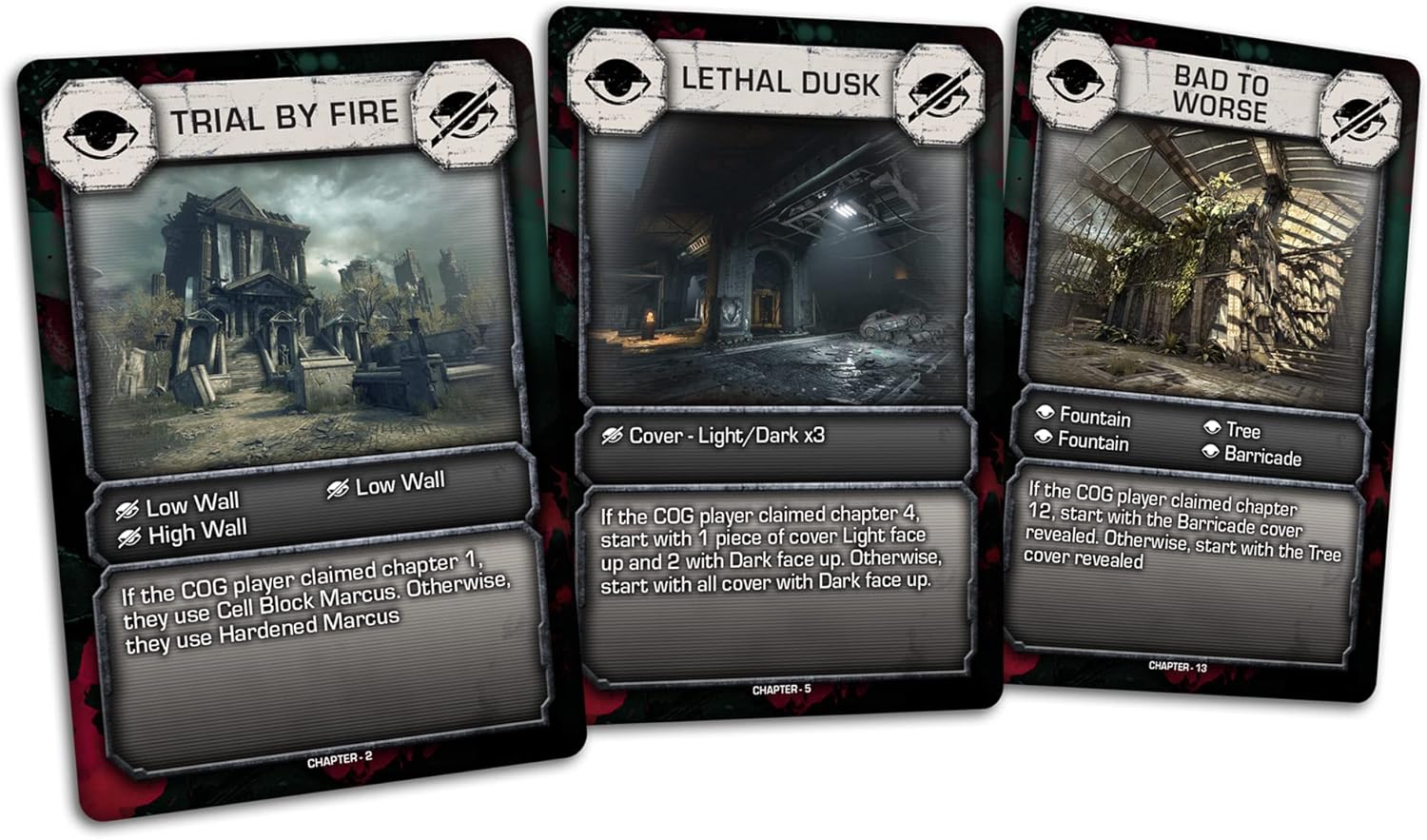Steamforged Games Gears of War The Card Game: Core Game - 2 Players, 30-60 Minutes of Gameplay (English Version)